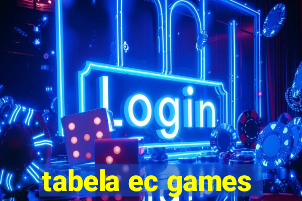 tabela ec games